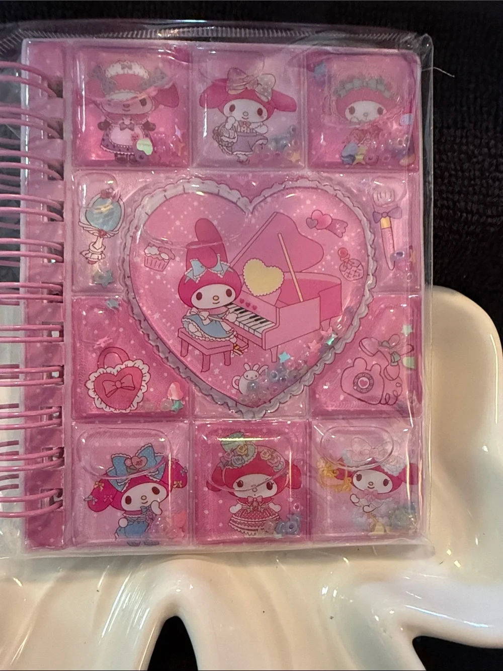 Sanrio My Melody Pink Shaker Spiral Notebook
